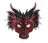 Amosfun Masque De Dragon 3D Masque De Tête De Dragon Demi- D'animal Effrayant Pour Adultes Et Hommes Costume De Fête D'halloween Cosplay