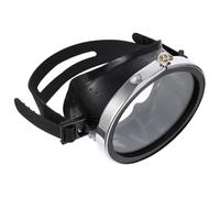 Amosfun Masque de Plongée Noir Verre Haute Définition et Silicone, Design Grand Angle Anti-buée pour Natation et Plongée Confortable et Solide