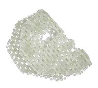 Amosfun Masque Visage Jade Naturel Grosse Taille, Masque Rafraîchissant Visage en Pierre de Jade Xiuyan, Accessoire Spa Apaisant pour Relaxation et Soin des Yeux, pour Usage Domicile