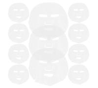 Amosfun Masques Faciaux Prédécoupés 100 Pièces en Tissu Doux 20,5 X 23 Cm pour Soin Peau Visage, Usage Professionnel Salon de Beauté, Masque de Spa pour Femmes