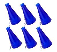 Amosfun Mégaphone D’applaudissements 6 Pcs en Plastique Bleu Léger