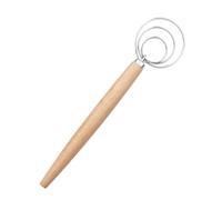 Amosfun mélangeur de farine poignée pétrin à pâte danois machine à pâte Batteur à pâte batteur manuel à pâte à gâteau mélangeur de pâte manuel Bois Réutilisable