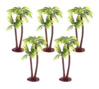 Amosfun Mini Cocotier Plastique Décoration De Paysage Miniature pour Terrarium Jardin Micro Paysage Accessoire Photobooth Fête Thématique