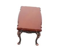 Amosfun Miniature Maison Poupée Table Basse Rectangulaire Décorative Accessoire Miniature Détaillé pour Mobilier Salon Garçon Fille Modèle Dollhouse Accessoires