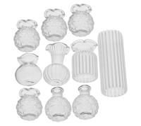 Amosfun Miniature Vase Set pour Maquette de Maison de Poupée Accessoires de Jardin Miniatures Décoration Compacte et DIY pour Micro Paysage