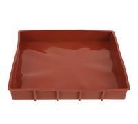 Amosfun Moule à Gâteau Antiadhésif en Silicone 30X26 CM Flexible pour Cuisson Rapide au Four et Micro-Ondes pour Crêpes et Œufs au Plat Lors d'Occasions Spéciales