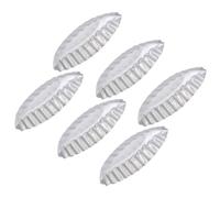 Amosfun Moule à Pâtisserie Mini Format en Alliage D'aluminium Anodisé, Lot de 6 Moules à Tartelettes Antiadhésifs pour Cuisson Créative et Maison, Compatible Lave-vaisselle, pour Desserts