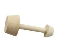 Amosfun Moule à Tartelettes en Bois Double Tête Pilon à Tarte Manuel Outil de Cuisson pour Fonds de Tarte Précis Ustensile Pâtisserie Polyvalent Accessoire la Cuisine et Quiches