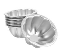 Amosfun Moules À Muffins Multi-usages Pour La Cuisson À La Vapeur Moules De Cuisson En Métal Pour Pouding Au Cup Cake
