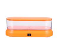 Amosfun Nettoyeur Ultrasonique Portable pour Lunettes Machine de Nettoyage pour Montres et Pinceaux de Maquillage et Silencieux pour Usage Domestique Orange