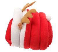 Amosfun Nid Chaud pour Hamster Motif Cerf de Noël Cachette Résistante et Confortable pour Petits Animaux Maison Hiver pour Chinchilla Accessoire Rongeur Douillet