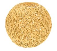 Amosfun Nuance De Plafond Abat-Jour Boule En Rotin Suspension Rotin Pour Lampe IntéRieure Plafonnier Petit Cache Plafonnier DéCoration Chambre Salon Bureau