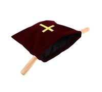 Amosfun Offrande Église avec Motif De Croix Brodé Pochette pour De Baptême Et Première Communion Pratique pour Missions Église