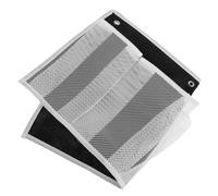 Amosfun Organisateur de Chaussures Suspendu 4 en Tissu Non Tissé Respirant Compartiments Filet pour Rangement Optimisé Camping-Car ou Chambre Étudiante