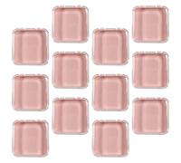 Amosfun Organisateur de Nail Art Boîte à Ongles à Presser 12 Pcs Grosse Taille Rose pour Salon de Manucure Professionnel