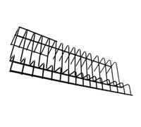 Amosfun Organisateur de Pinces Simple en Fer Noir pour Bureau, Salon | Rangement Multi-usage, Support pour Ciseaux et Outils, Stockage Pratique, Usage Coiffure et Salon
