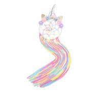 Amosfun Organisateur Mural De Rangement Pour Accessoires De Cheveux Support à Clips Pour Garçon Fille Attrape-rêves Licorne Rangement Pratique Pour Pinces à Cheveux Et Bandeaux Couleur
