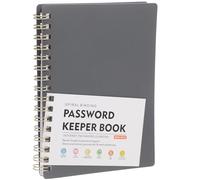 Amosfun Organisateur Pratique Carnet de Mots de Passe A6 avec Index Alphabétique, Bloc-notes Portable en Pp pour Usage Domestique et Professionnel