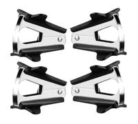 Amosfun Ôte-agrafes Métal Mini 4 Pièces, Outil Portable pour Retirer les Agrafes, Dégrafeuse Légère et Compacte pour Bureau, École et Usage Scolaire, Arrache-clou Précis