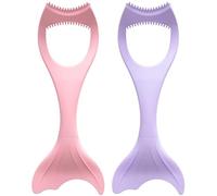 Amosfun Outil D'aide au Maquillage des Yeux en Silicone 2pcs Élasticité, Adapté aux Professionnels et Débutants Tracé Eyeliner Précis et Longue Tenue