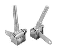 Amosfun Paire de Fusées de Direction 17 Mm pour Karting et Quad, Bride à 3 Trous, Résistante aux Intempéries, Remplacement Précis Suspendre Vtt et Ssv, Usinage Haute Précision, Contrôle