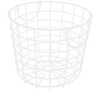 Amosfun Panier À Fruits Élégant En Fil De Fer Panier De Rangement Polyvalent En Fil Métallique Facile À Transporter Blanc