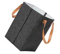 Amosfun panier à linge drapeau de de sable couverture phares h7 paniers panier rangement panier de rangement conteneur de stockage pliable organisateur d'articles divers Feutrine Grey
