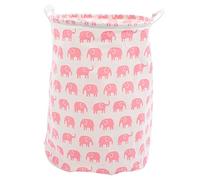 Amosfun Panier à Linge Éléphant 40x50cm Panier à Linge pour Le Rangement Des Vêtements