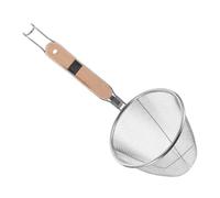 Amosfun Panier à Pâtes Inoxydable 14 Cm Gris, Passoire Alimentaire Maille Fine, Panier Filtre Pour Fondue Chinoise, Ustensile Cuisson Léger Pour Filtration Nouilles Et Friture