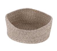 Amosfun Panier de Rangement en Corde de Coton Tissé, Forme Carrée, pour Bureau et Chambre D’garçon et Filles, pour Jouets, Petits Objets et Goûters