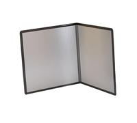 Amosfun Panneau déflecteur d'huile de cuisine en acier inoxydable - Pliable - Antiadhésif - Résistant à l'huile - Protection contre les éclaboussures pour mur et sol - Installation et port faciles