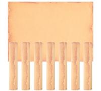 Amosfun Papier à Lettres Vintage A5 Kraft 8 Feuilles Papier à Lettres Vierge Décoratif Multi-Usage pour Invitation et Écriture, Fournitures D’écriture Bureau et Loisirs Créatifs