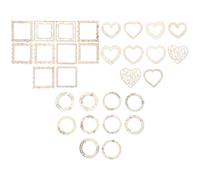 Amosfun Papier à Motifs Vintage pour Scrapbooking 30 Feuilles Décoratives à Bordure Dentelle, Papier D’imprimerie Ancien pour Loisirs Créatifs et Journaux Intimes, Format Style Aléatoire