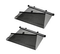 Amosfun Pare Soleil Rétractable Automatique Stores Latéraux Protection UV Rideaux Occultants pour Fenêtres Latérales Installation Facile