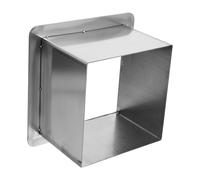 Amosfun Passe-Câble en Acier Inoxydable 304 Œillet Carré Amovible pour Goulotte à Déchets Encastrable, Installation Cuisine Professionnelle et Bureau