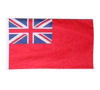 Amosfun Pavillon de Navire Marchand Britannique 30x45 Cm en Polyester Résistant, Drapeau de Signalisation pour Navigation de Plaisance, Décorations Nautiques Extérieures, Petit Drapeau