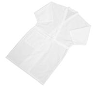 Amosfun Peignoir de Coiffure Blanc à Pois en Relief, Cape Légère et Respirante pour Clientes, Robe de Teinture Capillaire Adulte, Fournitures Salon de Coiffure, Protection Vêtements