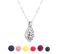Amosfun Pendentif Évidé Argenté en Alliage pour Collier Créatif 1 Pièce