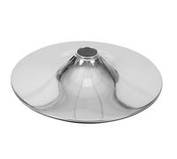 Amosfun Pied Stable en Acier Inoxydable pour Fauteuil de Salon 385 Rond, Base Surélevée Robuste Compatible Fauteuil Professionnel Coiffure, Accessoires Pièces de Rechange pour Usage Salon