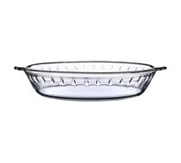 Amosfun Plat De Cuisson en Verre Trempé Rond 7 Pouces Blanc | -20℃ À 300℃, Four, Micro-Ondes, Lave-Vaisselle, 1 Plateau, Dimensions 20.00 X 17.50 X 3.70 Cm, Lave-Vaisselle