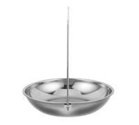 Amosfun Plateau de Balance Suspendue en Acier Inoxydable Chaîne, Bac de Pesée pour Balances à Palettes, Adapté pour Pesage d'Épicerie et Cuisson Professionnelle