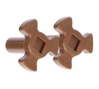 Amosfun Plateau Tournant Micro-Ondes 2 Pièces Coupleur Moteur Plastique et Support Assiettes, pour Utilisation Fours Domestiques