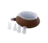 Amosfun Poche à Douille Silicone pour Gâteaux Grand Modèle Théière avec Douilles pour Décorations de Pâtisserie et Macarons