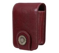 Amosfun Pochette à Petite Trousse Portable Élégante Rouges à Lèvres avec Miroir Intégré en PU Couleur Aléatoire pour Maquillage, pour Voyage ou Usage Quotidien