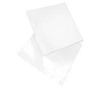 Amosfun Pochettes De Rangement pour Vinyles - 50 Pièces Pochettes Extérieures en Vinyle Et Polypropylène pour Une Anti-Rayures