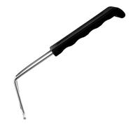 Amosfun Poignée en Acier Inoxydable pour Anneaux à Œufs Panier à Friture, Conception Ergonomique Prise Confortable Cuisine Professionnelle