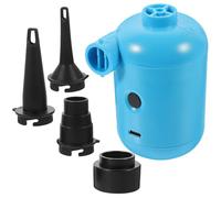 Amosfun Pompe à Air Électrique Portable en PVC Bleu Haute Circulation d'air et Gonflage Rapide pour Jouets de Piscine et Usage Domestique Lors de Fêtes la Piscine
