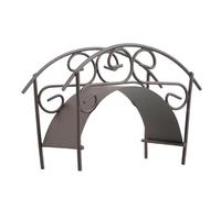 Amosfun Pont Miniature en Arc de Jardin, Fer Noir, pour Décor Micro Paysage | Usage Intérieur et Extérieur, Modèle Diy, pour Jardiniers et Amateurs, Ajoute du Charme Discret