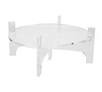 Amosfun Porte-Bouteille de vin Racks de Rangement de vin Table de cale Stand de Distributeur de Boissons Support de Baril Support de Pot à Fleurs Porte- Acrylique Transparent
