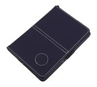 Amosfun Porte-Carte de Score de Golf en Cuir PU Bleu Roi, Carnet de Suivi Compact pour Organisation des Scores, Pochette Résistante à L'humidité pour Tournoi et Parcours de Golf